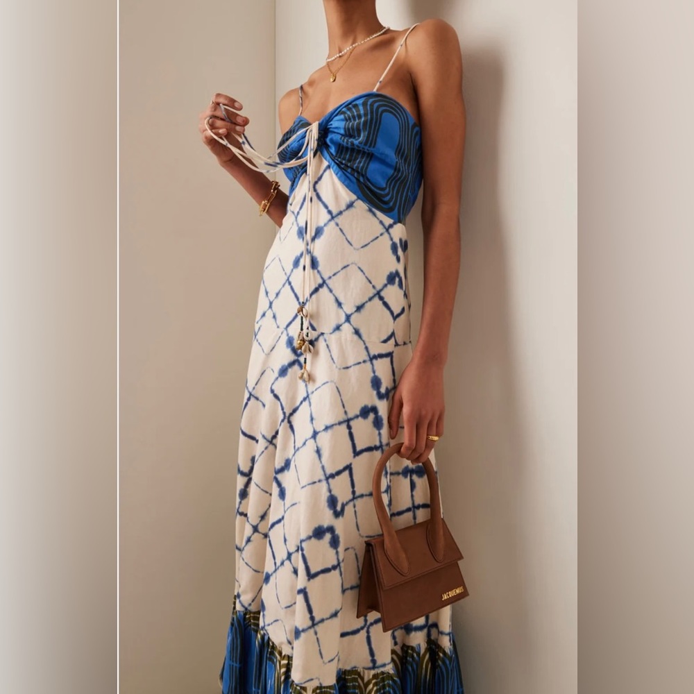 NWT Nuri linen Alexis dress